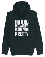 HATING ME WON'T MAKE YOU PRETTY Hanorac cu fermoar Unisex Connector