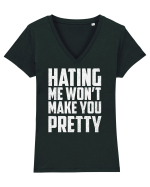 HATING ME WON'T MAKE YOU PRETTY Tricou mânecă scurtă guler V Damă Evoker