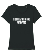 HIBERNATION MODE ACTIVATED Tricou mânecă scurtă guler larg fitted Damă Expresser