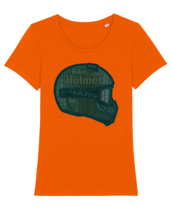 WordArt Helmet Bright Orange