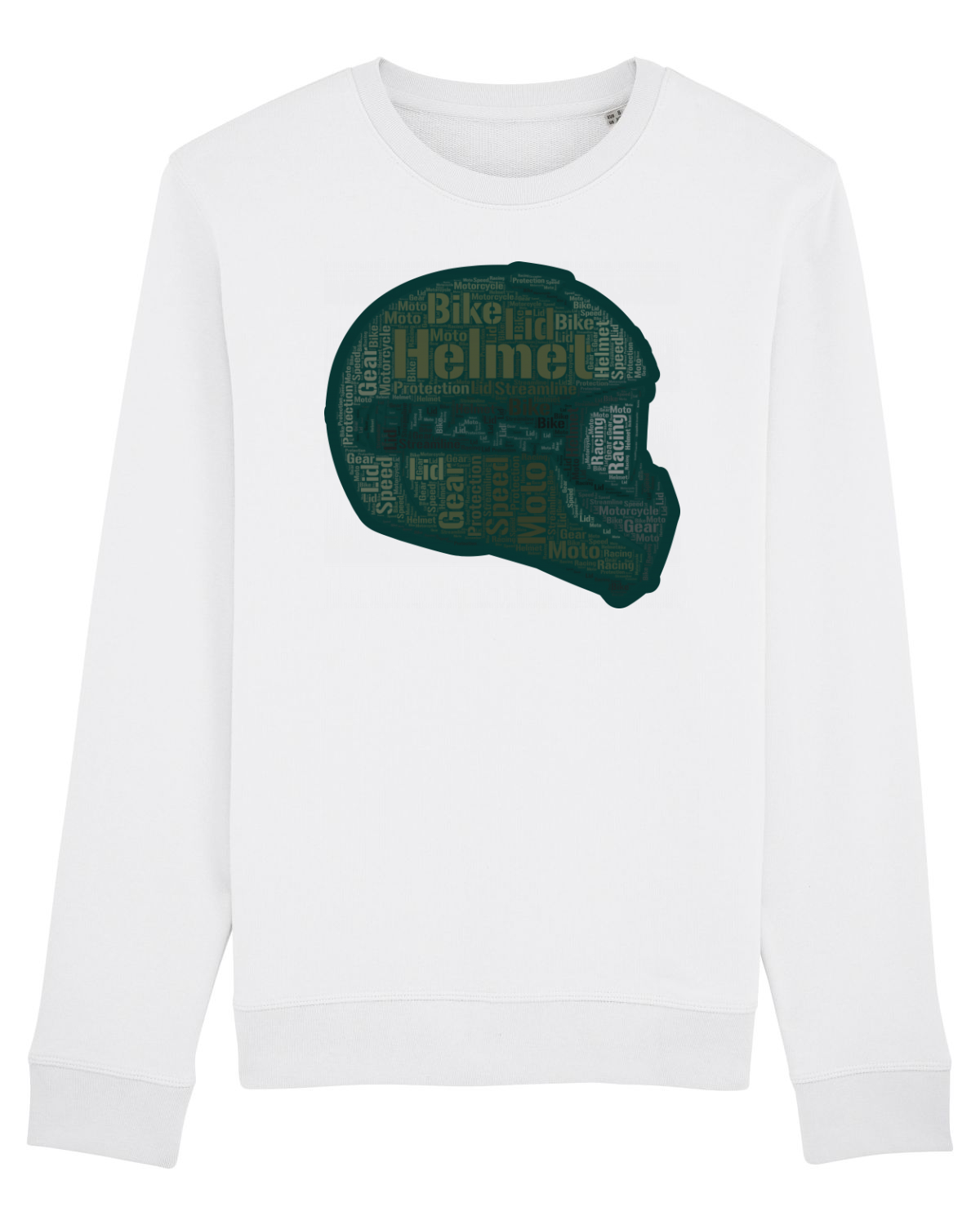 Bluză mânecă lungă Unisex Rise White