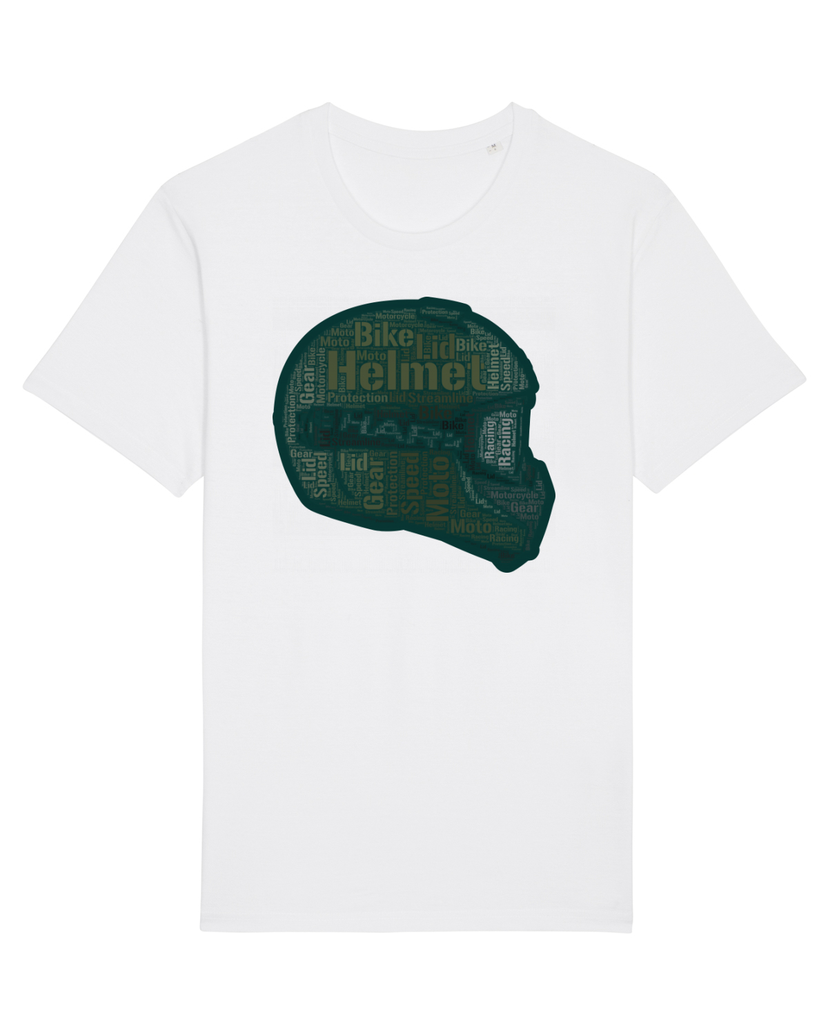 Tricou mânecă scurtă Unisex Rocker White
