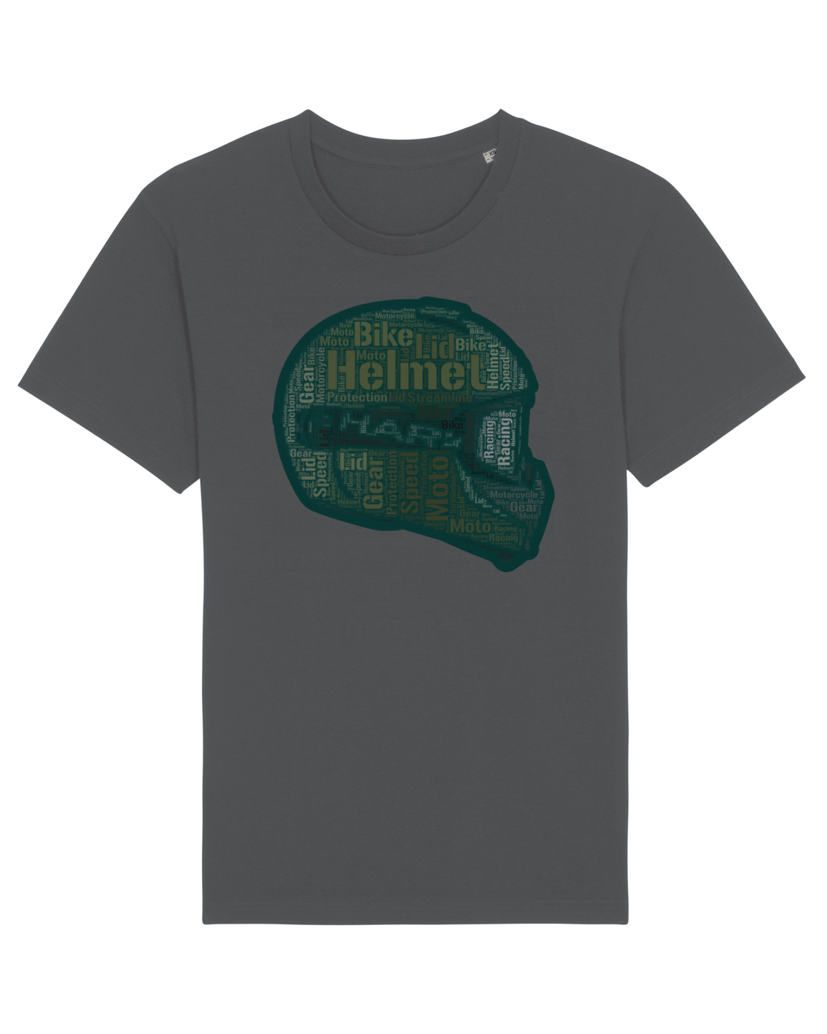 Tricou mânecă scurtă Unisex Rocker Anthracite