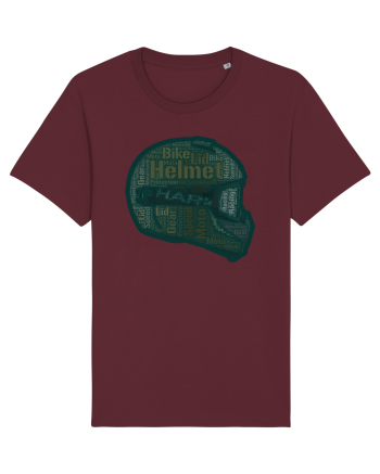 WordArt Helmet Burgundy