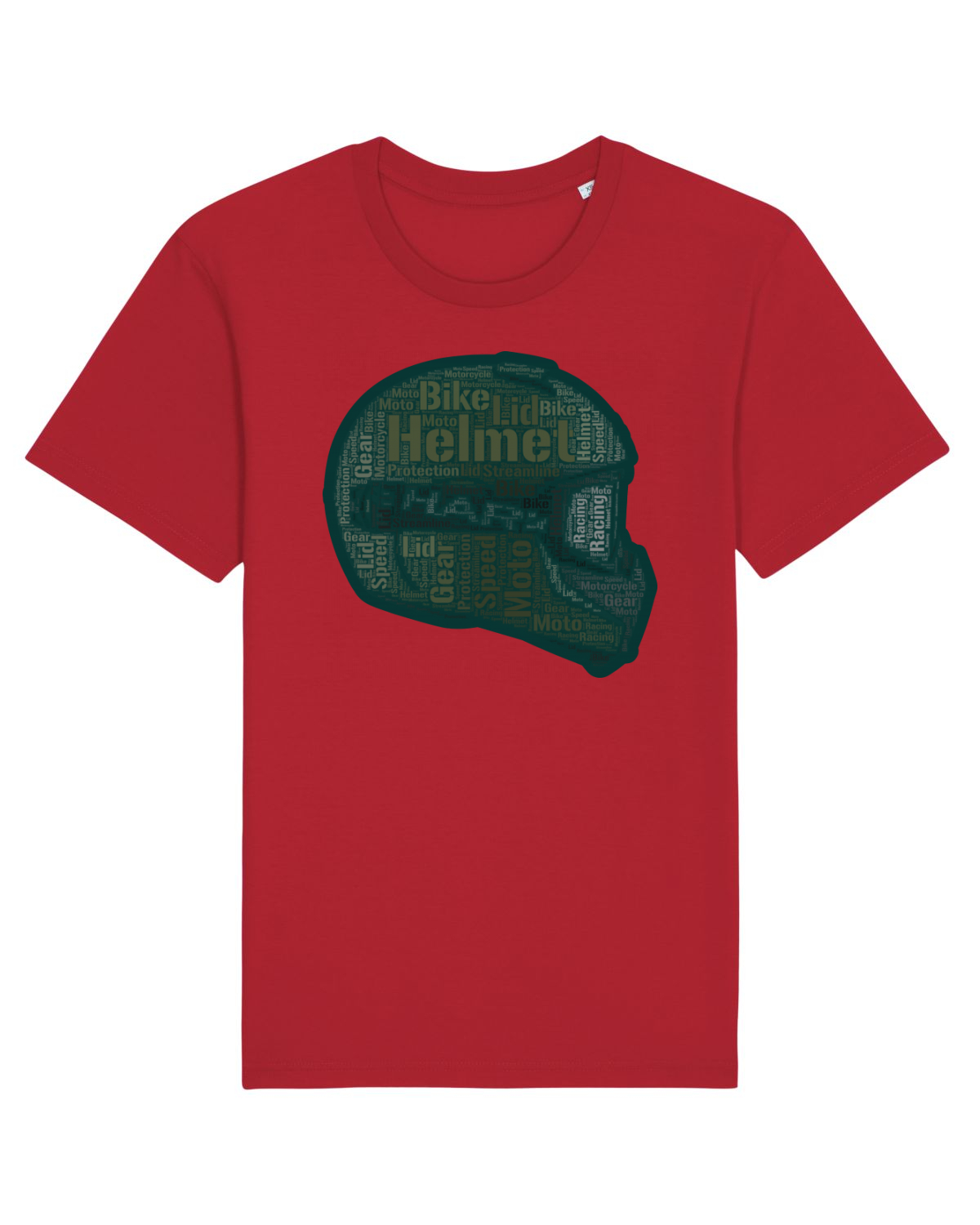 Tricou mânecă scurtă Unisex Rocker Red