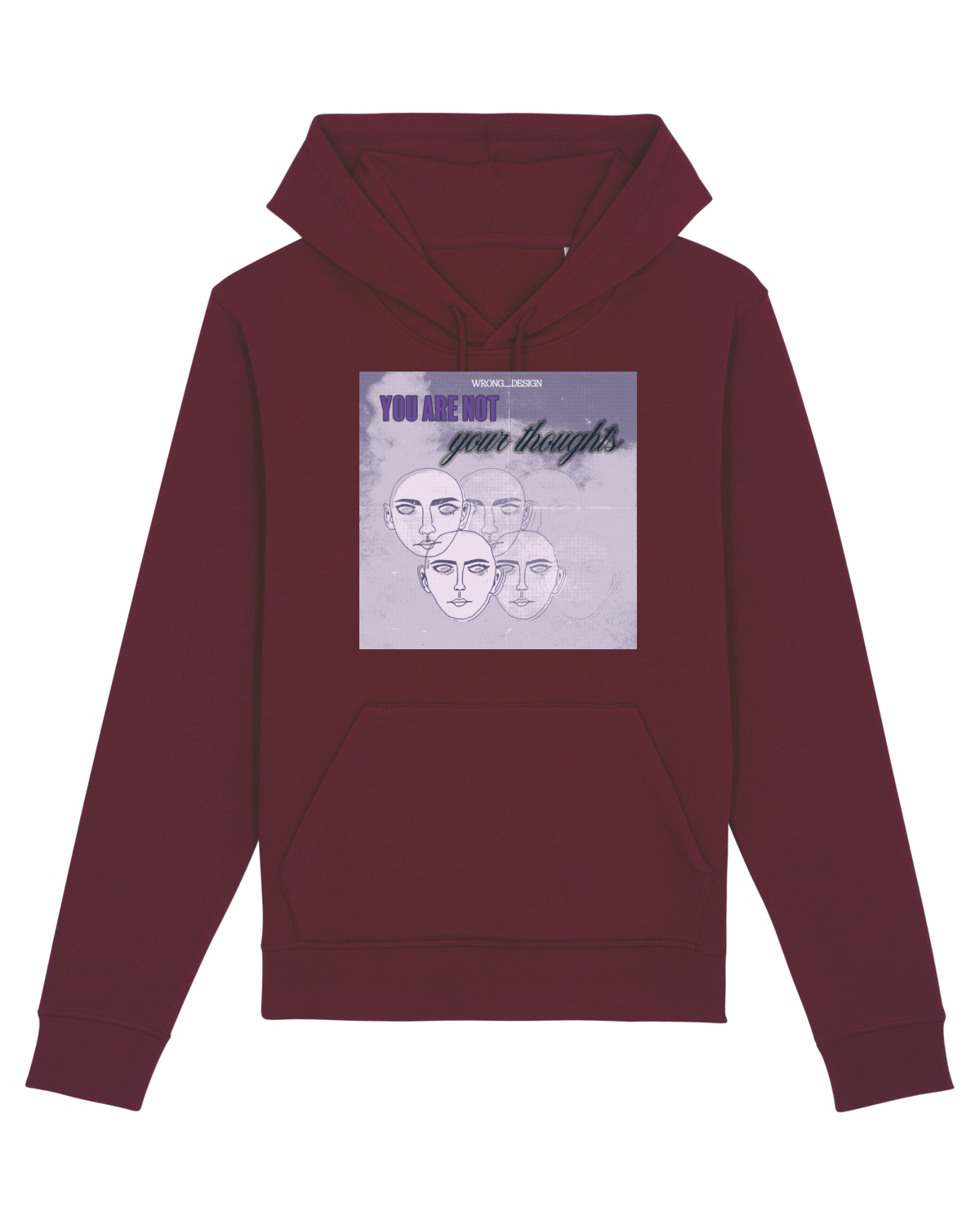 Hanorac Unisex Drummer Burgundy