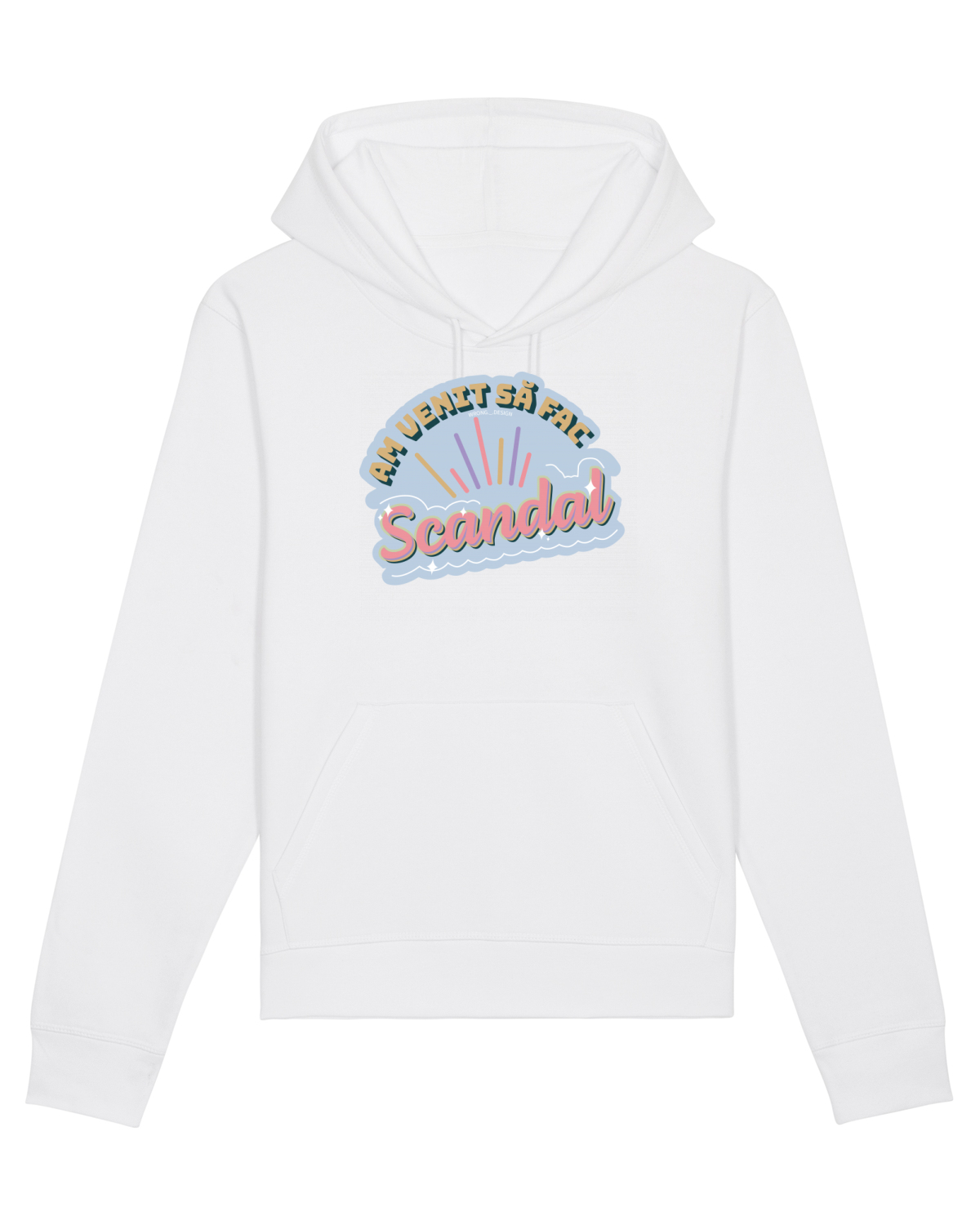 Hanorac Unisex Drummer White
