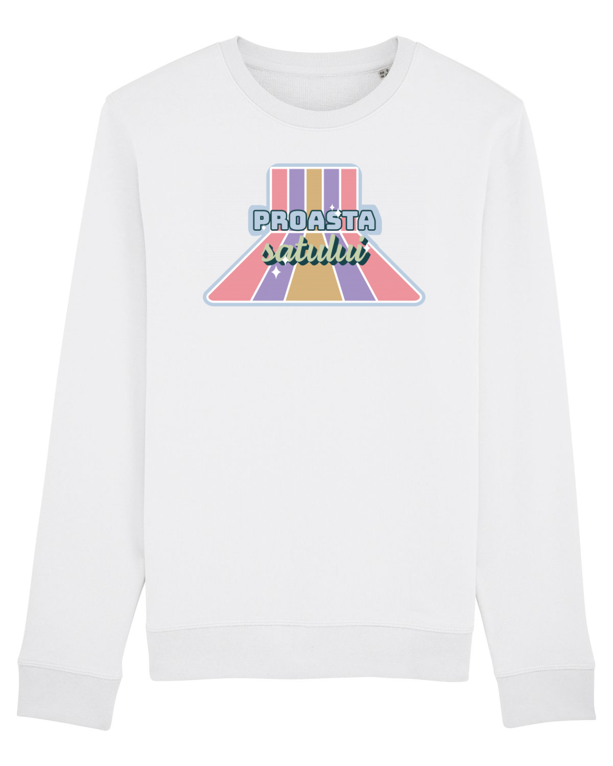 Bluză mânecă lungă Unisex Rise White