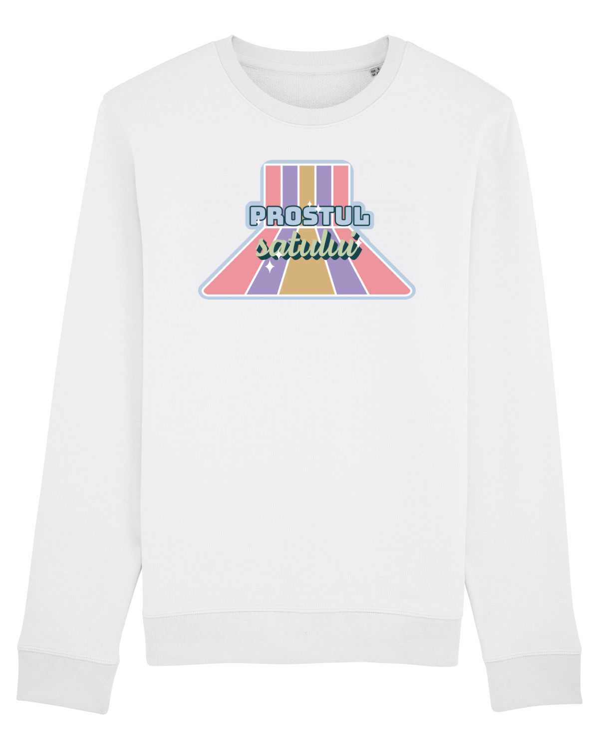 Bluză mânecă lungă Unisex Rise White