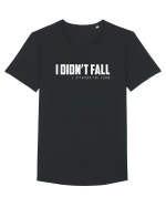 I DIDN'T FALL I ATTACKED THE FLOOR Tricou mânecă scurtă guler larg Bărbat Skater