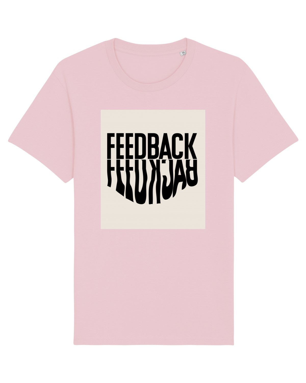 Tricou mânecă scurtă Unisex Rocker Cotton Pink
