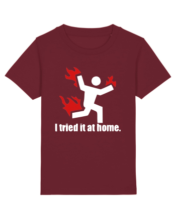 I Tried It At Home Burgundy