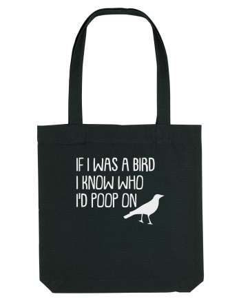 IF I WAS A BIRD I KNOW WHO I'D POOP ON Black