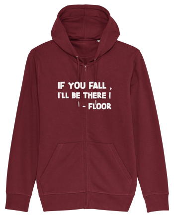 IF YOU FALL, I'LL BE THERE! -FLOOR Burgundy