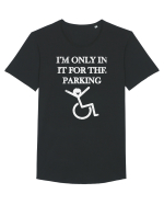 I'm in it for the parking Tricou mânecă scurtă guler larg Bărbat Skater