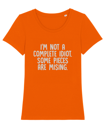 I'M NOT A COMPLETE IDIOT. SOME PIECES ARE MISING. Bright Orange