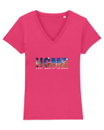 Home - first image of Universe Tricou mânecă scurtă guler V Damă Evoker