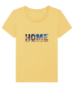 Home (blue) - first image of Universe Tricou mânecă scurtă guler larg fitted Damă Expresser