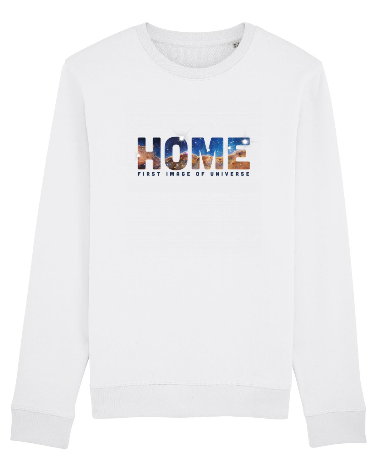Bluză mânecă lungă Unisex Rise White