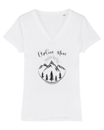 EXPLORE Tricou mânecă scurtă guler V Damă Evoker
