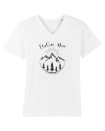 EXPLORE Tricou mânecă scurtă guler V Bărbat Presenter