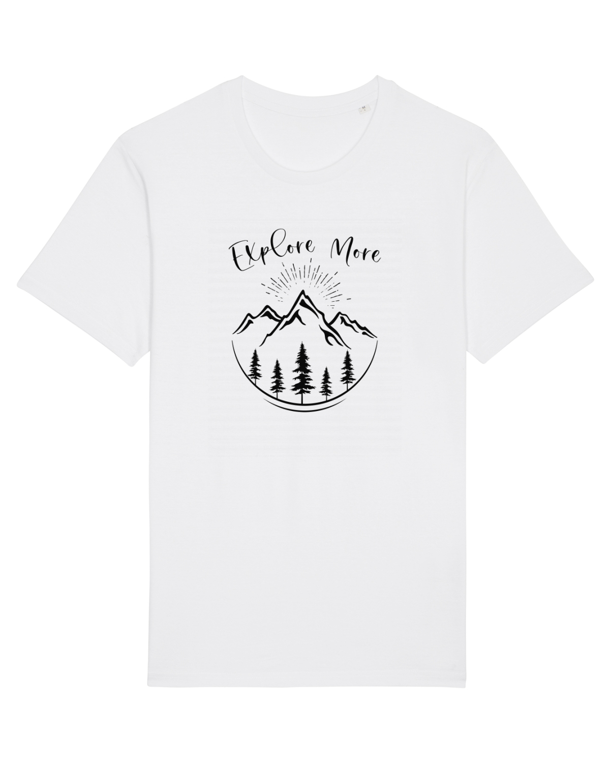 Tricou mânecă scurtă Unisex Rocker White