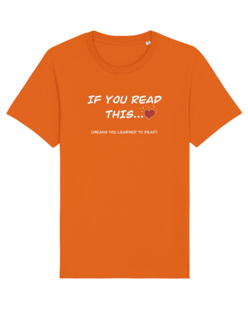 If you read this Bright Orange