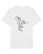 Cartoon howling wolf Tricou mânecă scurtă Unisex Rocker