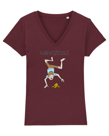 Maimuțăreală Burgundy