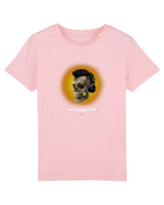 Craniu cu casti - skullphones 07 galben Tricou mânecă scurtă  Copii Mini Creator