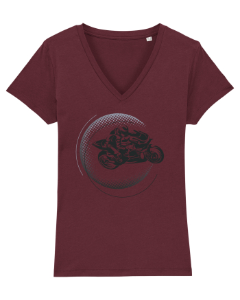 Biker - live to ride Burgundy