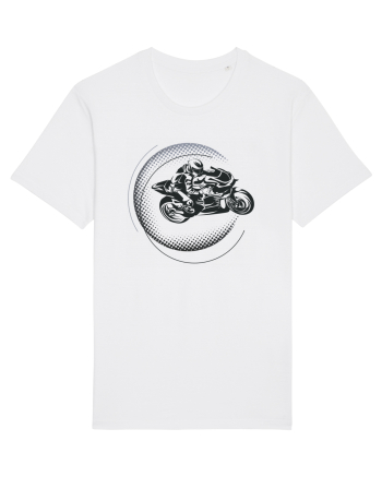 Biker - live to ride White