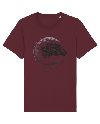 Biker - live to ride Burgundy