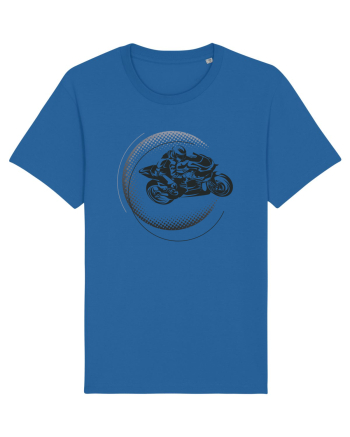 Biker - live to ride Royal Blue