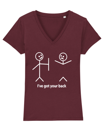 I've Got Your Back Burgundy