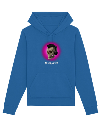 Craniu cu casti - skullphones 07 magenta Royal Blue
