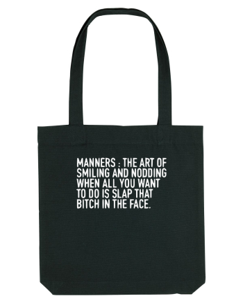 MANNERS:... Black