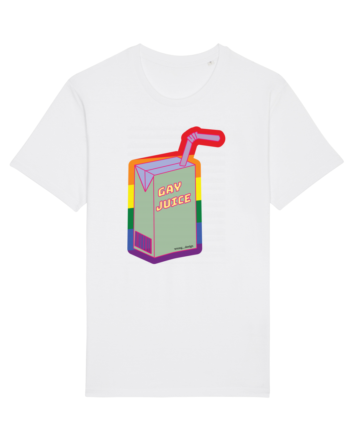 Tricou mânecă scurtă Unisex Rocker White
