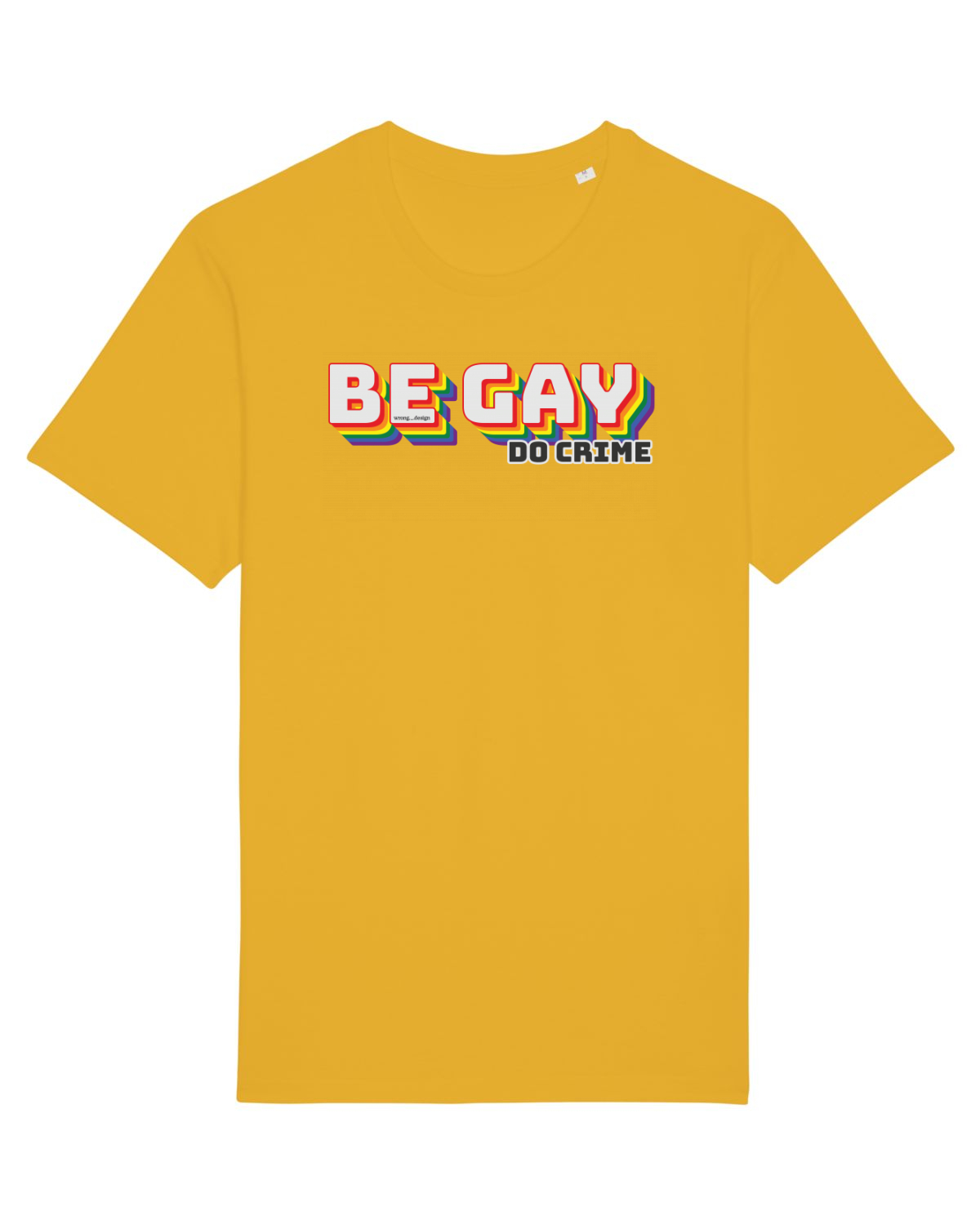 Tricou mânecă scurtă Unisex Rocker Spectra Yellow