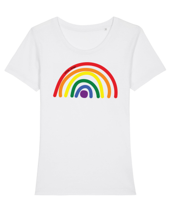 Pride Raibow White