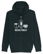 Never Forget Hanorac cu fermoar Unisex Connector