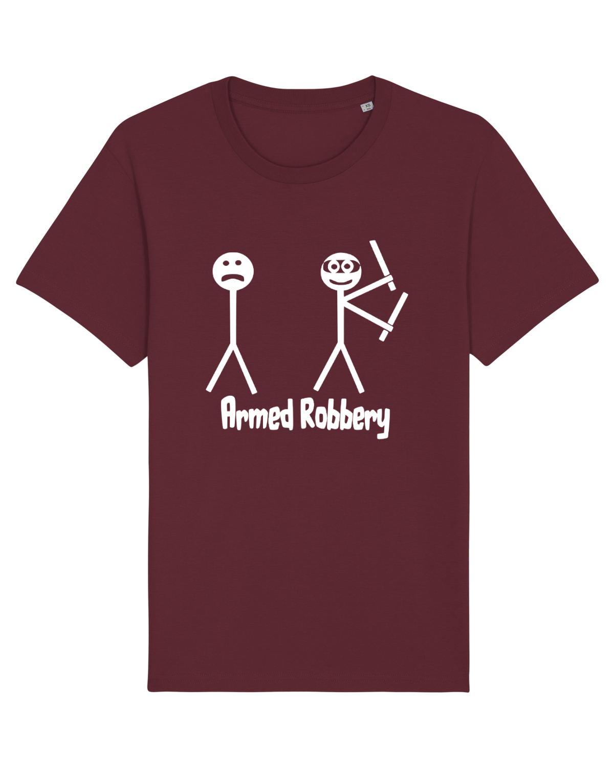 Tricou mânecă scurtă Unisex Rocker Burgundy