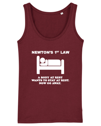 Nuton's 1st Law Burgundy
