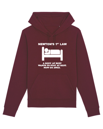Nuton's 1st Law Burgundy