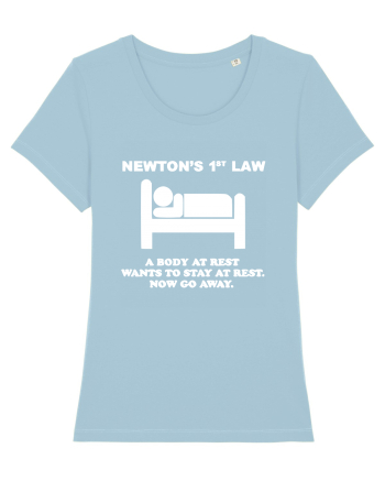Nuton's 1st Law Sky Blue