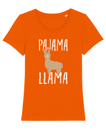 Pajama LLama Bright Orange