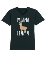 Pajama LLama Tricou mânecă scurtă guler V Bărbat Presenter