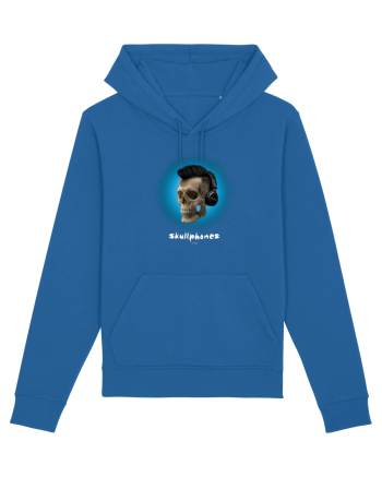 Craniu cu casti - skullphones 07 albastru 1 Royal Blue