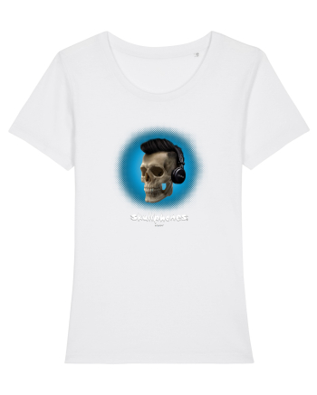 Craniu cu casti - skullphones 07 albastru 1 White