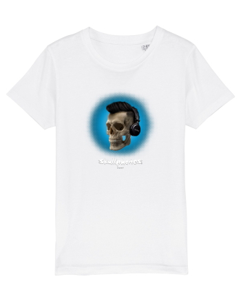 Craniu cu casti - skullphones 07 albastru 1 White